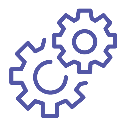 gears turning animation representing maintenance free web design brought to you by brambaly
